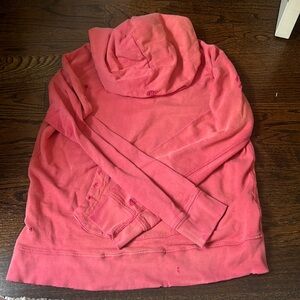 Free People Distressed Hoodie S